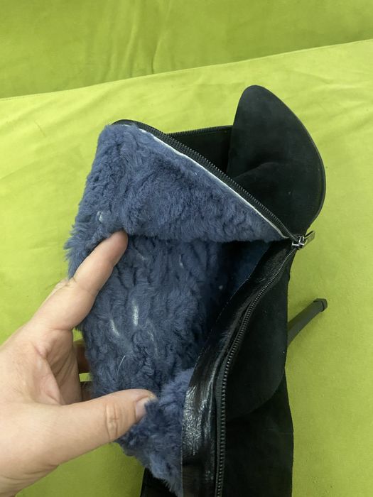 Женские сапоги на каблуке