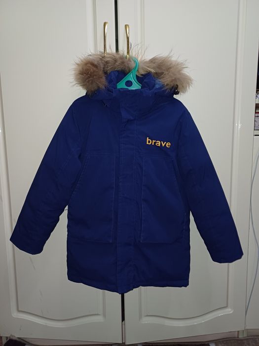Куртка зимняя на 8-9 лет