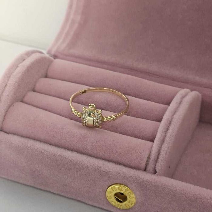 Inel din aur galben 14K, 1.24 Grame