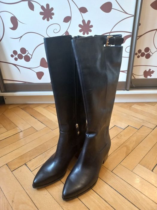 Кожаные сапоги Geox новые