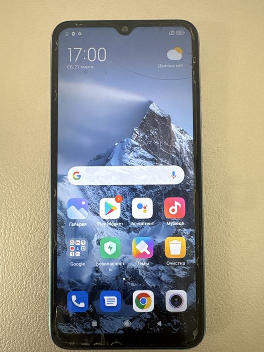 Редми 9а б/у стекло целое родное