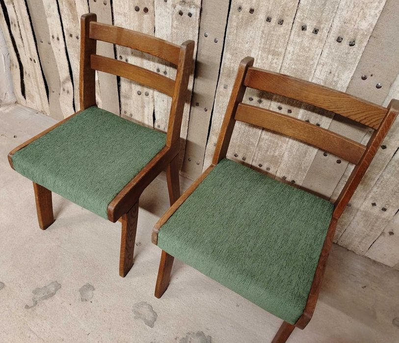 Scaune vechi CASALA, Germany, din lemn masiv de stejar/ Scaune living