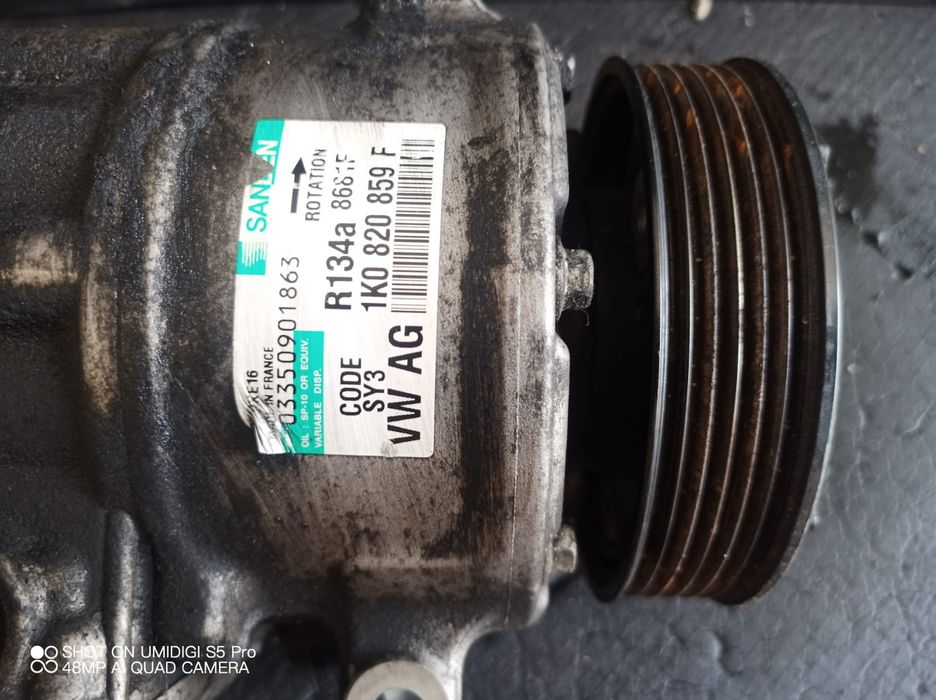 compresor ac skoda octavia 2-1.9 din 2008 - cod 1k0820859f