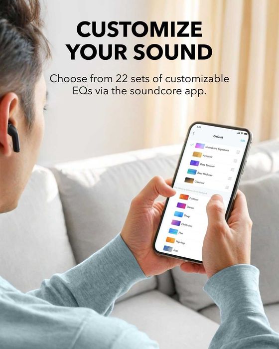 Soundcore K20i от Anker, Bluetooth безжични, 36 часа батерия