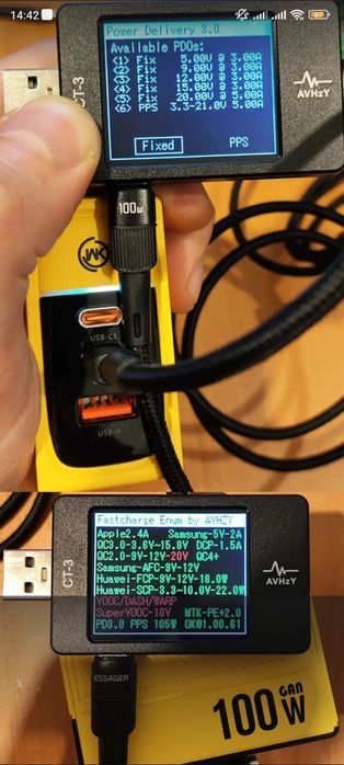 Продается зарядное устройство на 100W с оригинальным кабелем.