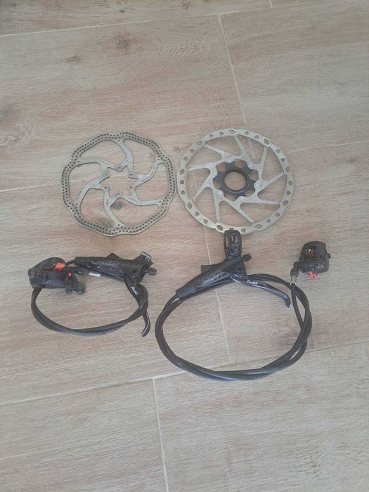 Avid Elixir 7 хидравлични спирачки + 2x 180mm ротори