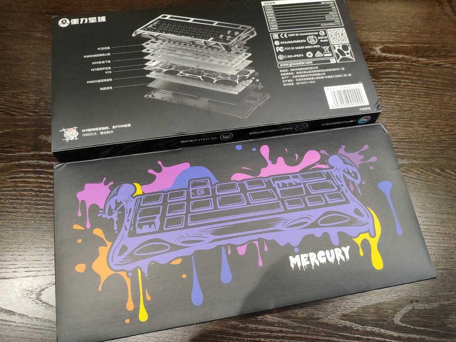 Продам клавиатуру Gravastar Mercury K1 Gradient White