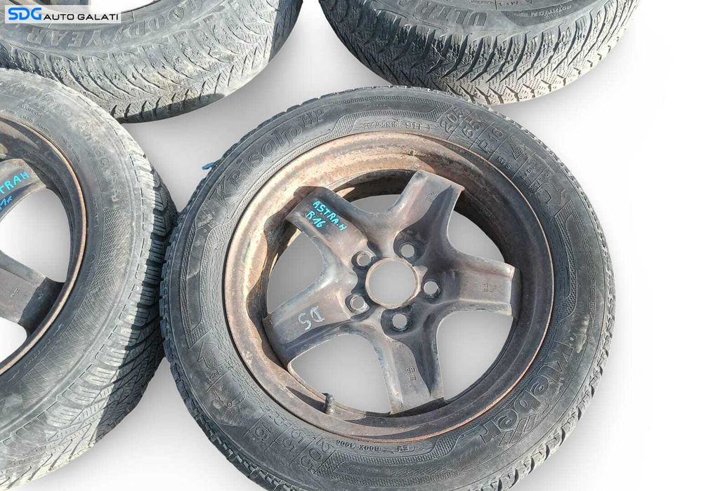 Set 4 Jante Roti Tabla 205 55 R16 6½Jx16H2 ET39 Opel Astra H 2004 - 2010 Cod 2160131 [MX0317]