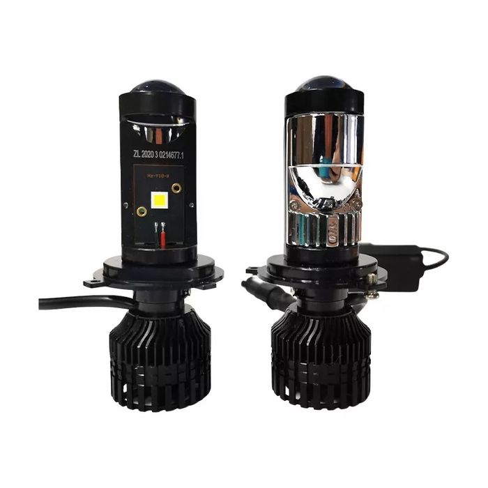 Set Becuri Led H4 H7 cu LUPA 1" Canbus 120w 24.000 Lumeni 6000k