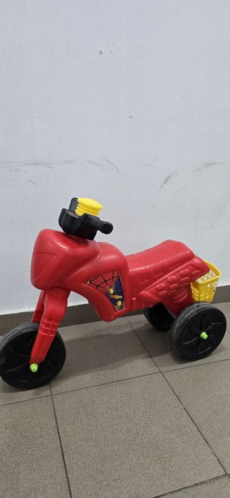 Motocicleta din plastic Spider man