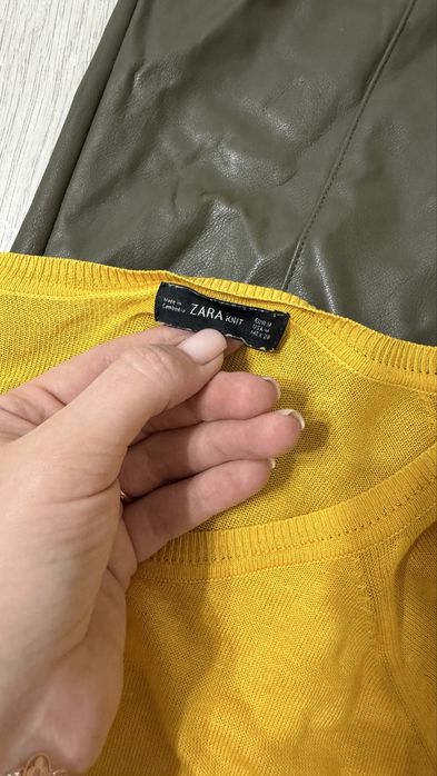 лосины H&M и кофточка zara