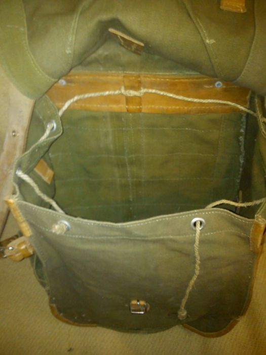 Ranita rucsac curele piele RSR excelent