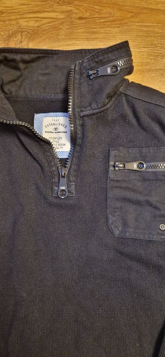 Bluza pulover cardigan Tom Tailor cu fermoar