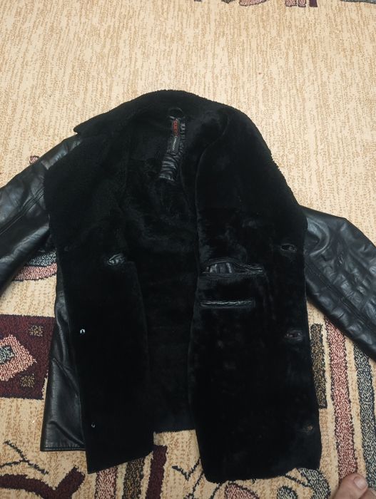 Куртка кожаная на меху