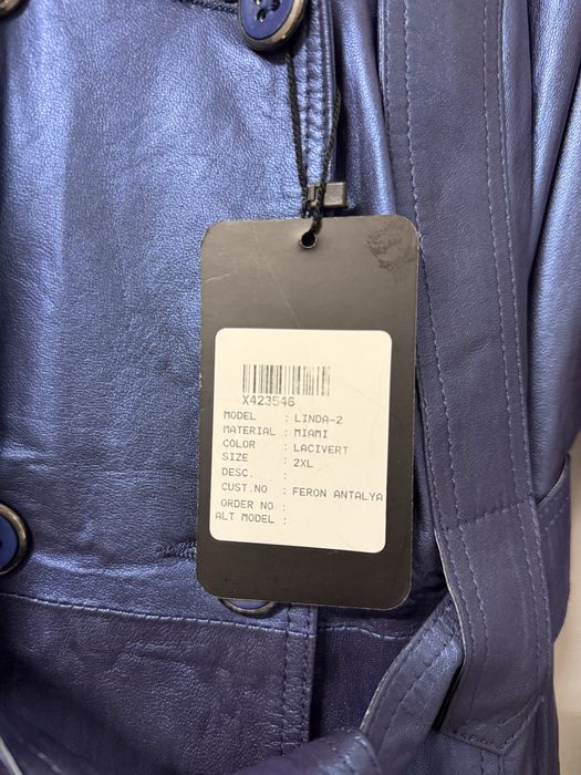 Jachetă noua de piele naturală - cu etichetă