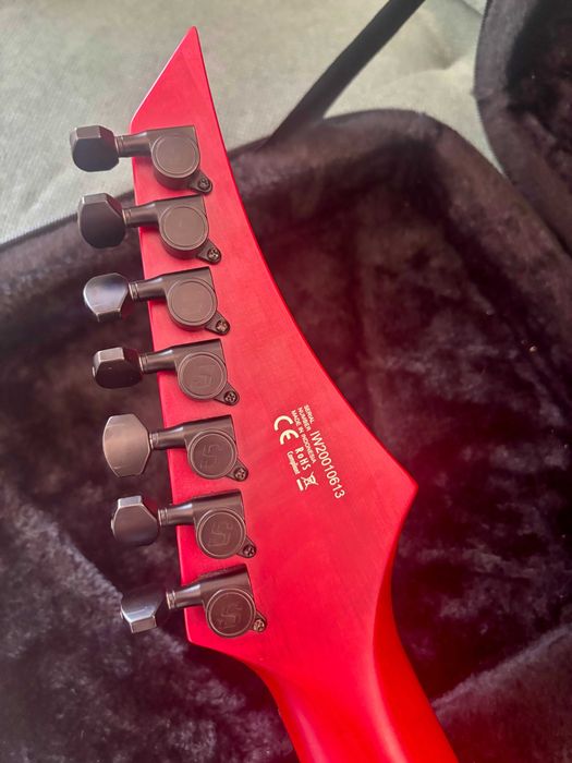 Chitara Electrica Solar Guitars A2.7 Trans Blood Red Matte SK + Case Jackson Softcase