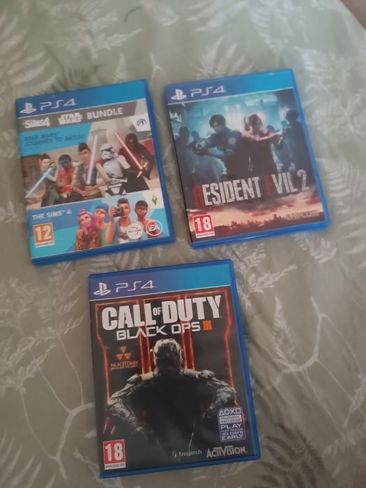 Игри за PS4, SIMS4+Call of duty+Resident evil 2