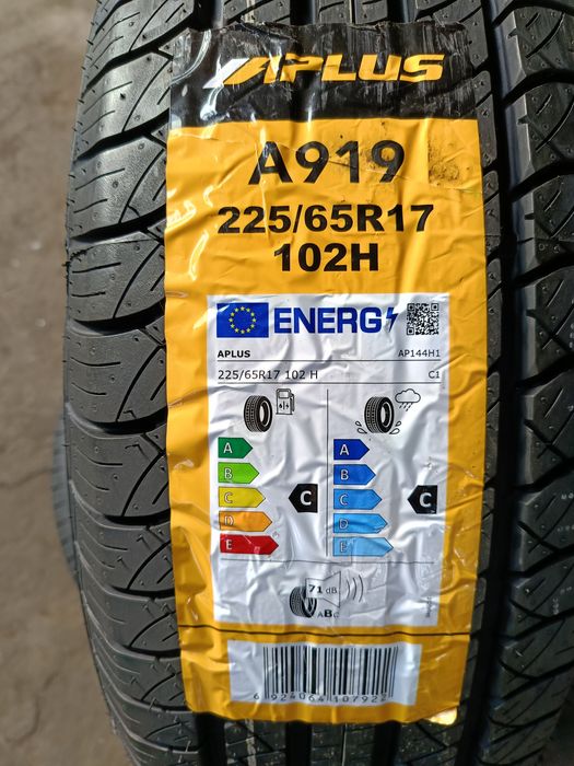 НОВИ ЛЕТНИ -17цола -225/65-1бр.-160лв."APLUS"-с монтаж и баланс