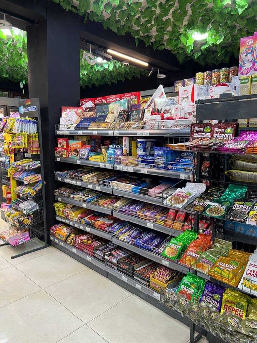 Торговый стеллаж полочный стеллаж для магазины продуктовый стеллаж