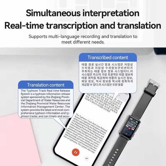 Smart Watch Ceas smart cu traducere din 93 de limbi în timp real