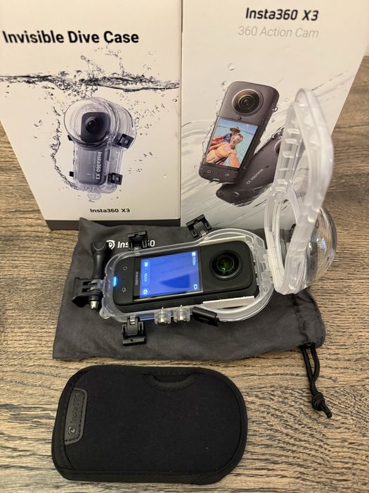 Insta 360 x3 + Dive case