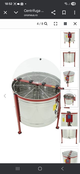 Vand centrifuga apicola electrica 6 rame