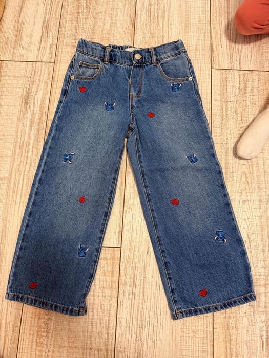 Blugi Zara 116 5-6 ani Stich