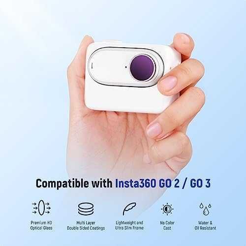 Нови 6 броя Поляризиращи филтри за екшън камера Insta360 GO 2 GO 3
