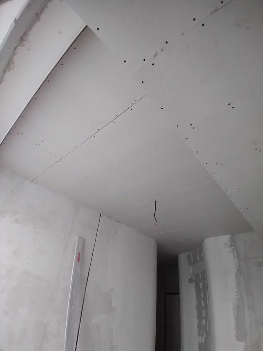 Гипсокартонные работы Гипсокартон жұмыстары
