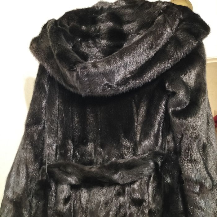 Шуба норковая, длинная