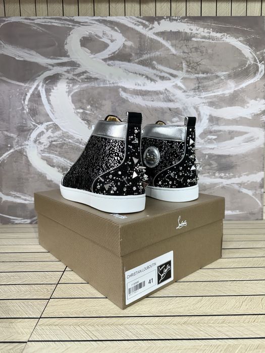 Christian Louboutin High Black Spikes