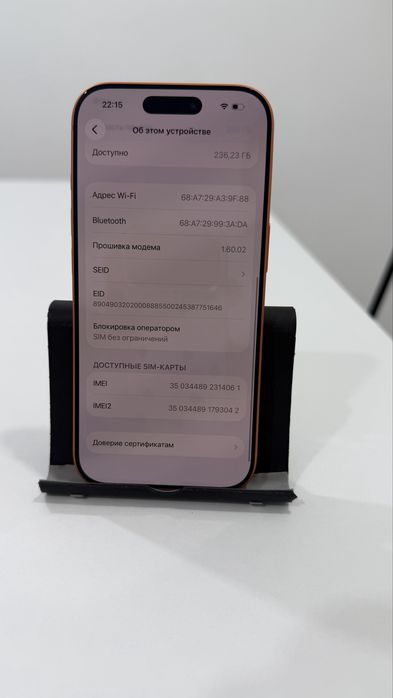 iPhone 17 Pro, 256 gb, eSIM
