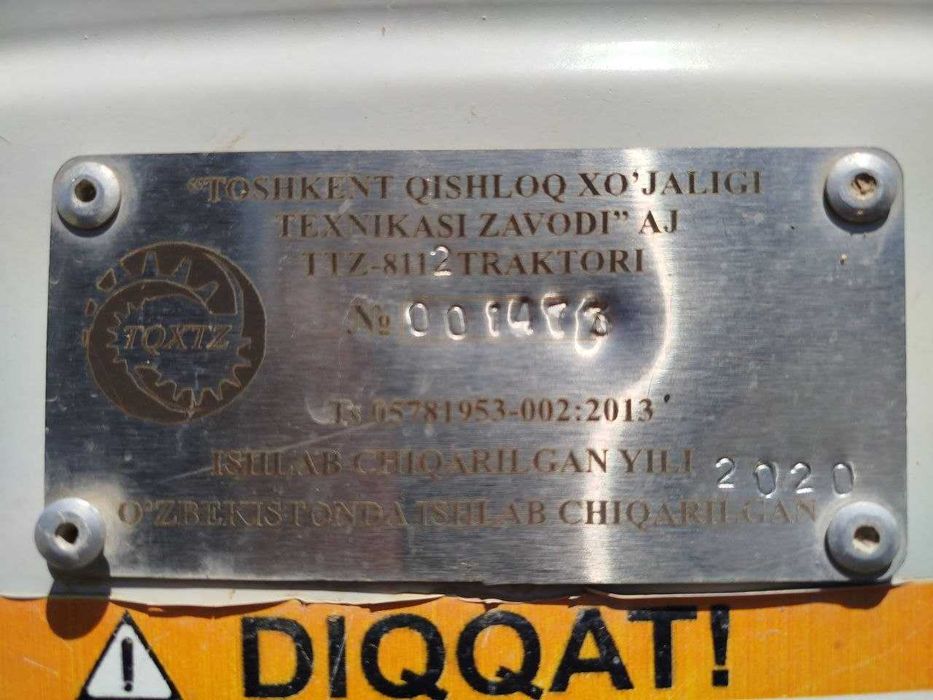 TTZ traktor sotiladi ideal holatda