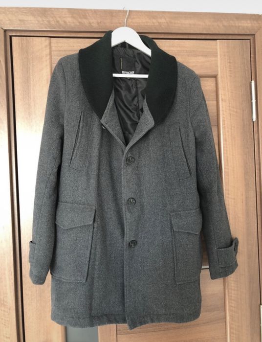 Palton gri antracit