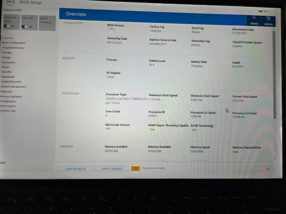 Продавам лаптоп Dell 5550 - Precision