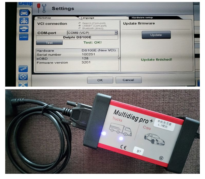 Multidiag Pro Delphi Autocom wow diagnoza auto dedicata