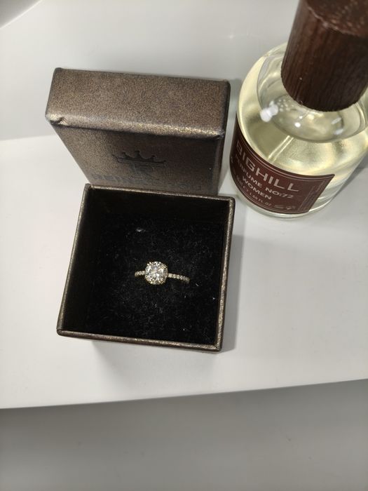 Inel Logodnă Aur Galben 14K (585) cu Moissanite Premium 2.0ct