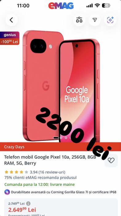 Google Pixel 10a