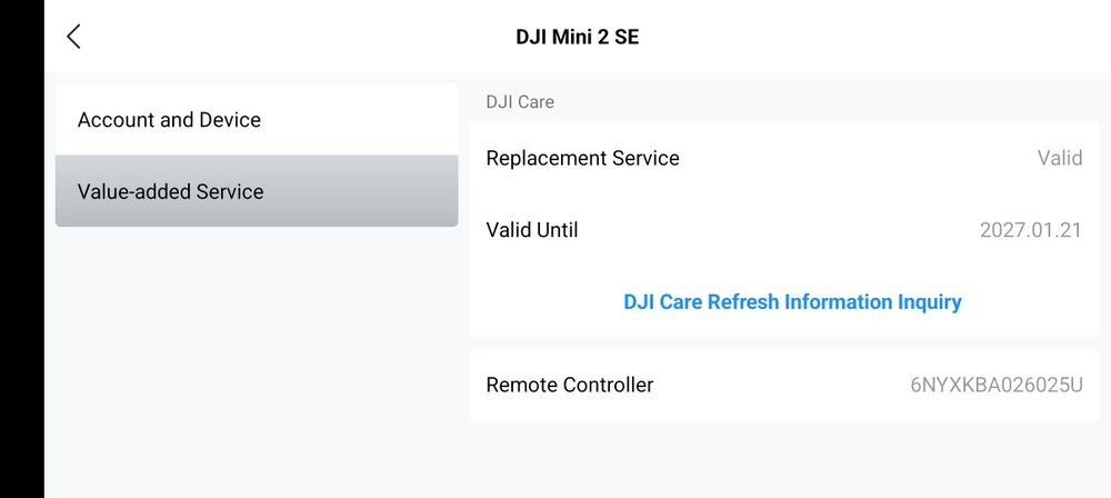 DJI mavic mini 2 se