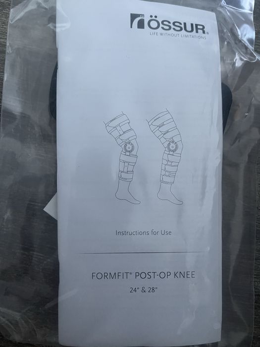 Orteza de genunchi cu atele pt imobilizare si reglaj unghi pt fracturi