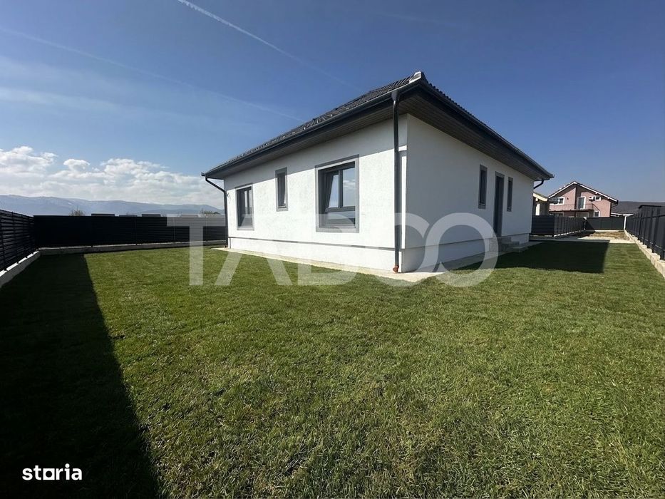 Casa individuala pe 1 singur nivel de vanzare in Cristian judet Sibiu