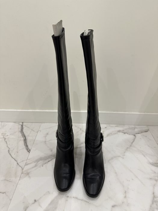 Сапоги женские кожаные