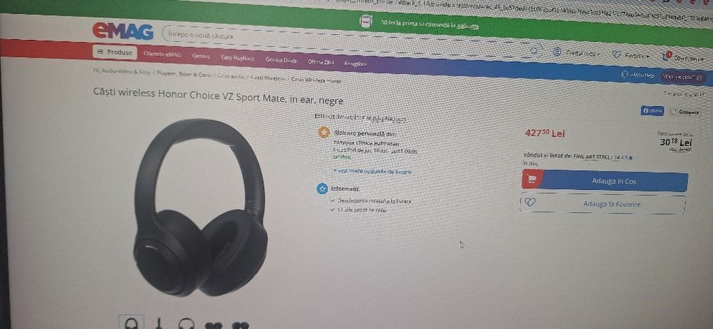 Casti Honor 150 lei