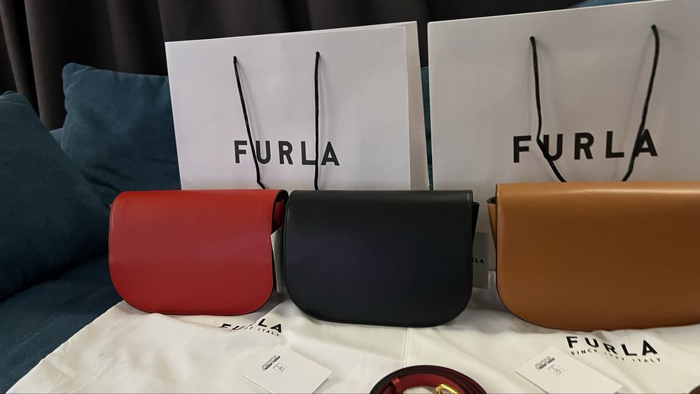 FURLA SFERA CROSSBODY S. Нови,с етикети,сер.номер,торбичка,Модел 2025г