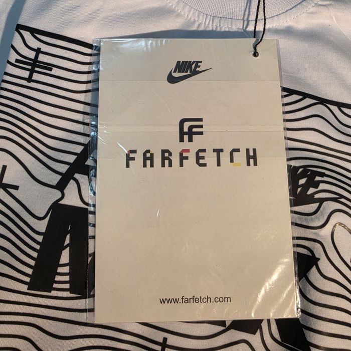 Tricou Nike Air Max marimea S, alb, bumbac, unisex. Nou cu eticheta. Farfetch