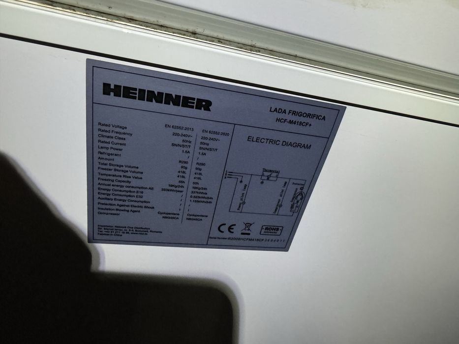 Lada frigorifica heiner