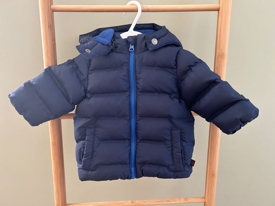 Зимно яке в син цвят Benetton 3-6 месеца