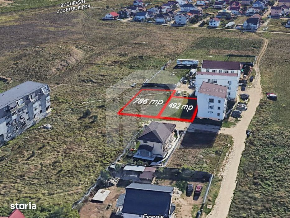 Teius, Rahova - teren intravilan de vanzare, 786mp, COMISION 0