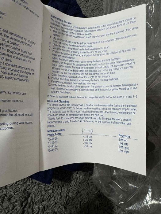 Nou-Perna pentru abductie mobilizare umar si brate