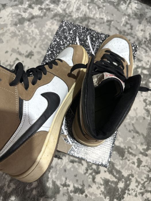 кроссовки air jordan 1 travis scott